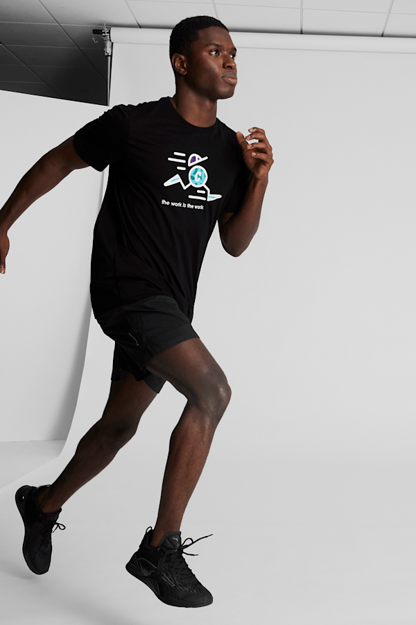 T-shirt de course PUMA x CIELE « The Work is the Work », PUMA Black, extralarge